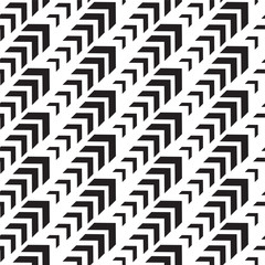 DIAGONAL GROWING ARROW. SEAMLESS PATTERN VECTOR