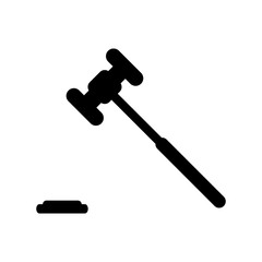 Judje gavel icon, vector