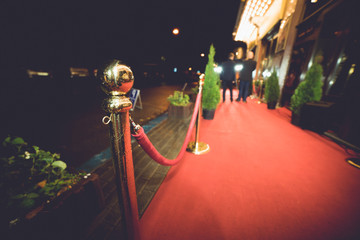 Red carpet entrance