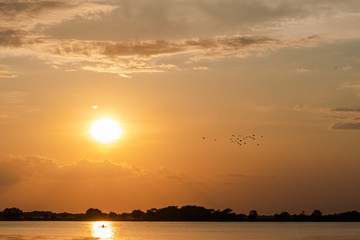 Sunset on the Lake