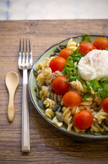Salmon and Tuna Summer Pasta Salade