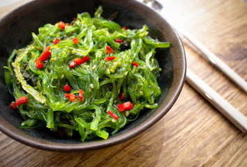 Seaweed Salade with Red Peppers