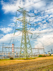 High Voltage Power Lines