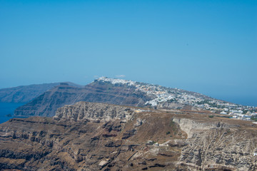 City on top of mountain