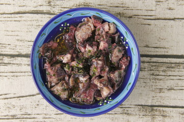 Tapas de poulpes