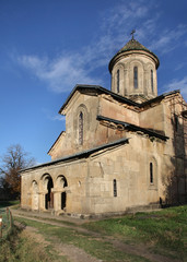 Naklejka premium Church of St. George at Gelati Monastery of Theotokos near Kutaisi. Imereti Province. Georgia