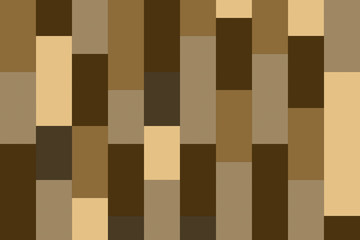 Abstract block bars illustration shades of brown