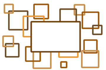 Abstract Background made from random  brown squares