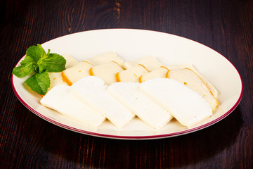 Caucasian cheese plate