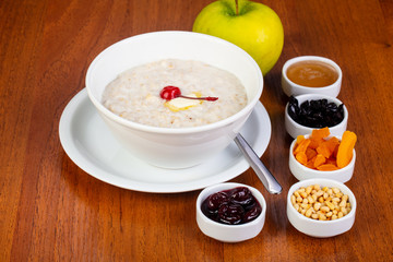 Delicious oatmeal porridge