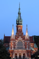 Fototapeta St Joseph Church in Krakow, Poland obraz