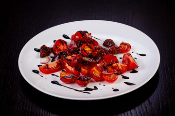 Delicious tomato salad