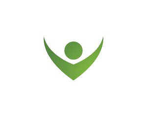 Healthy Life people Logo template