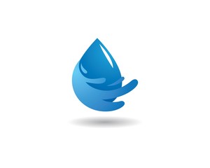 water drop Logo Template