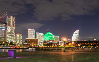 横浜　みなとみらい　夜景