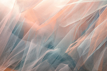 background with organza cloth