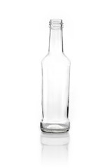 glass bottle isolated white