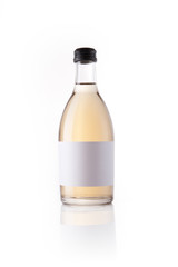 empty bottle isolated white.