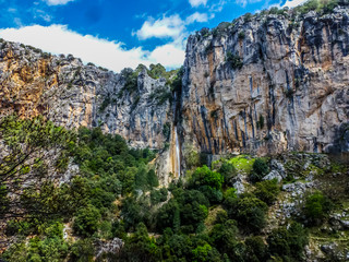Rio Borosa en Parque Natural de Cazorla en Jaen, Andalucia, España
