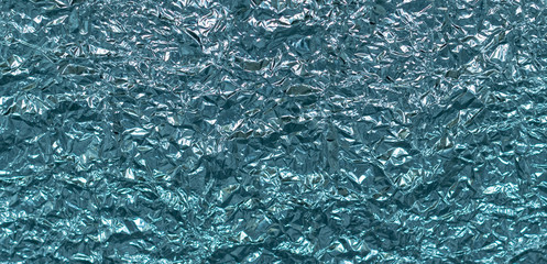 background. defocusing. wrinkled foil.
