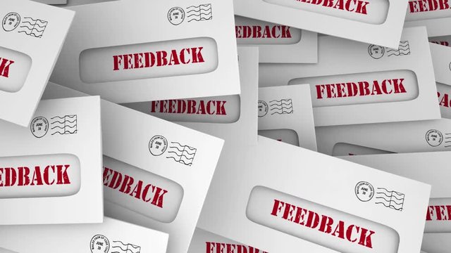 Feedback Comments Opinions Letters Envelope Pile 3d Animation