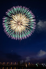 Sanjo fire works at Japan