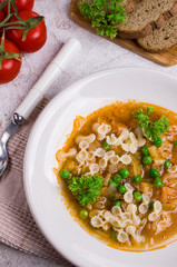Thick traditional Italian soup