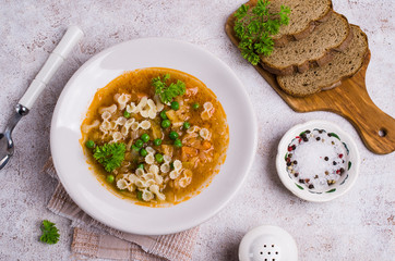 Thick traditional Italian soup