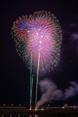 Sanjo fire works at Japan