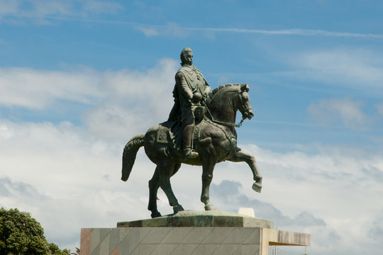 Equestrian Statue Of John VI - Porto - Portugal