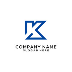 K letter logo design