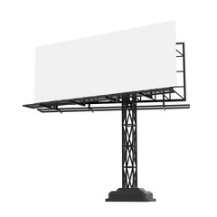 Obraz premium Blank Billboard Isolated
