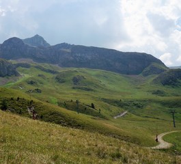 Fototapeta na wymiar Berge Panorama Gipfel