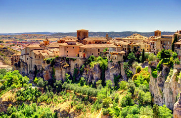 Cuenca cityscape, Castilla la Mancha, Spain