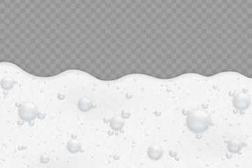 Foam background with bubbles