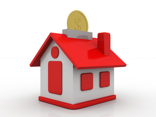 3D rendering house loan