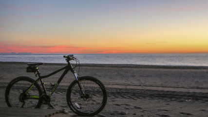Bike On The Beach