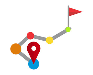 marker map icon symbol logo image vector pin locate