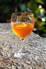 Orange. Cocktail. Spritz