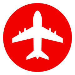 Plane vector icon