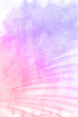 Blue and purple watercolor paint background.