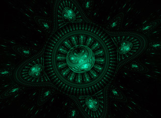 Abstract fractal patterns and shapes. Fractal texture. The colors in the series, Fancy paint. Background consists of fractal color texture.