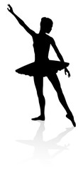 Ballet Dancer Dancing Silhouette © Christos Georghiou