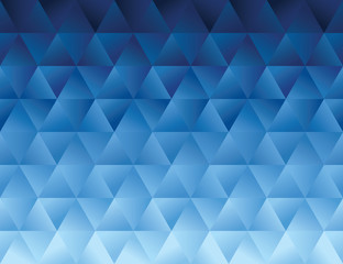 Obraz premium blue polygon gradient with degrade effect
