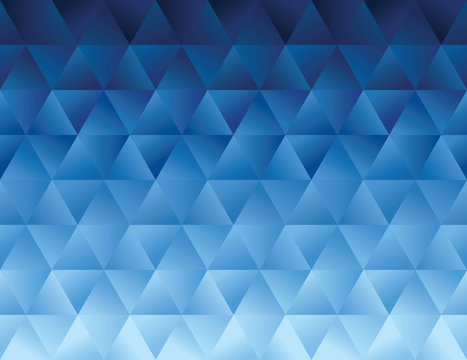 Blue Polygon Gradient With Degrade Effect