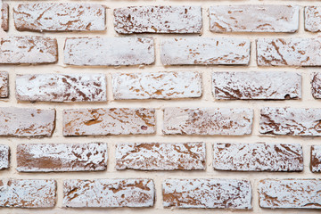 Gray brick wall texture grunge background with vignetted corners, can be used for interior design