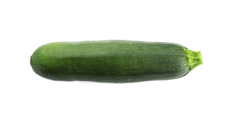Fresh zucchini isolated on white