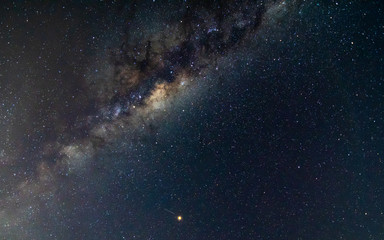 Milky Way and Mars