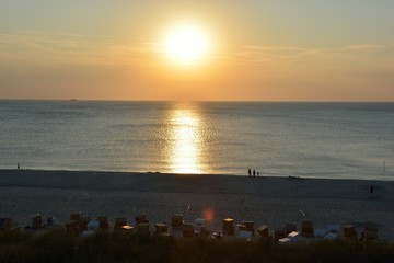 Sonnenuntergang auf Sylt