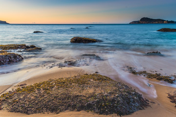 Sunrise Seascape with Clear Skies